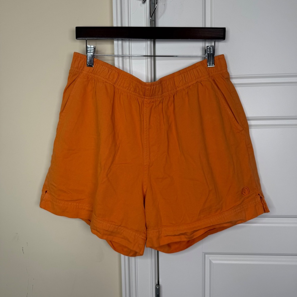 Crazy Shirts Hawaii Shorts Womens XXL Orange Cotton Elastic Waist Casual B01090